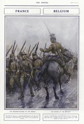 Franske og belgiske militæruniformer, første verdenskrig, 1914